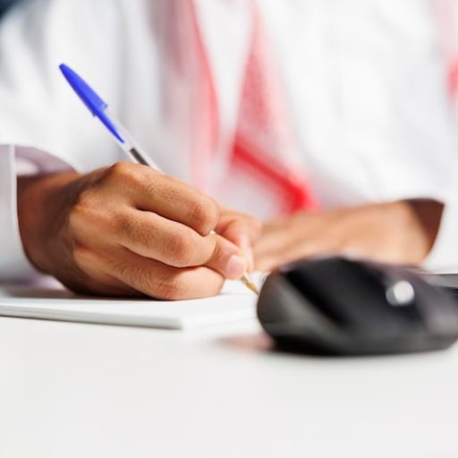 middle-eastern-freelancer-efficiently-works-his-desk-scribbling-his-notebook-he-conducts-online-research-takes-notes-stays-connected-using-wireless-technology_482257-70640